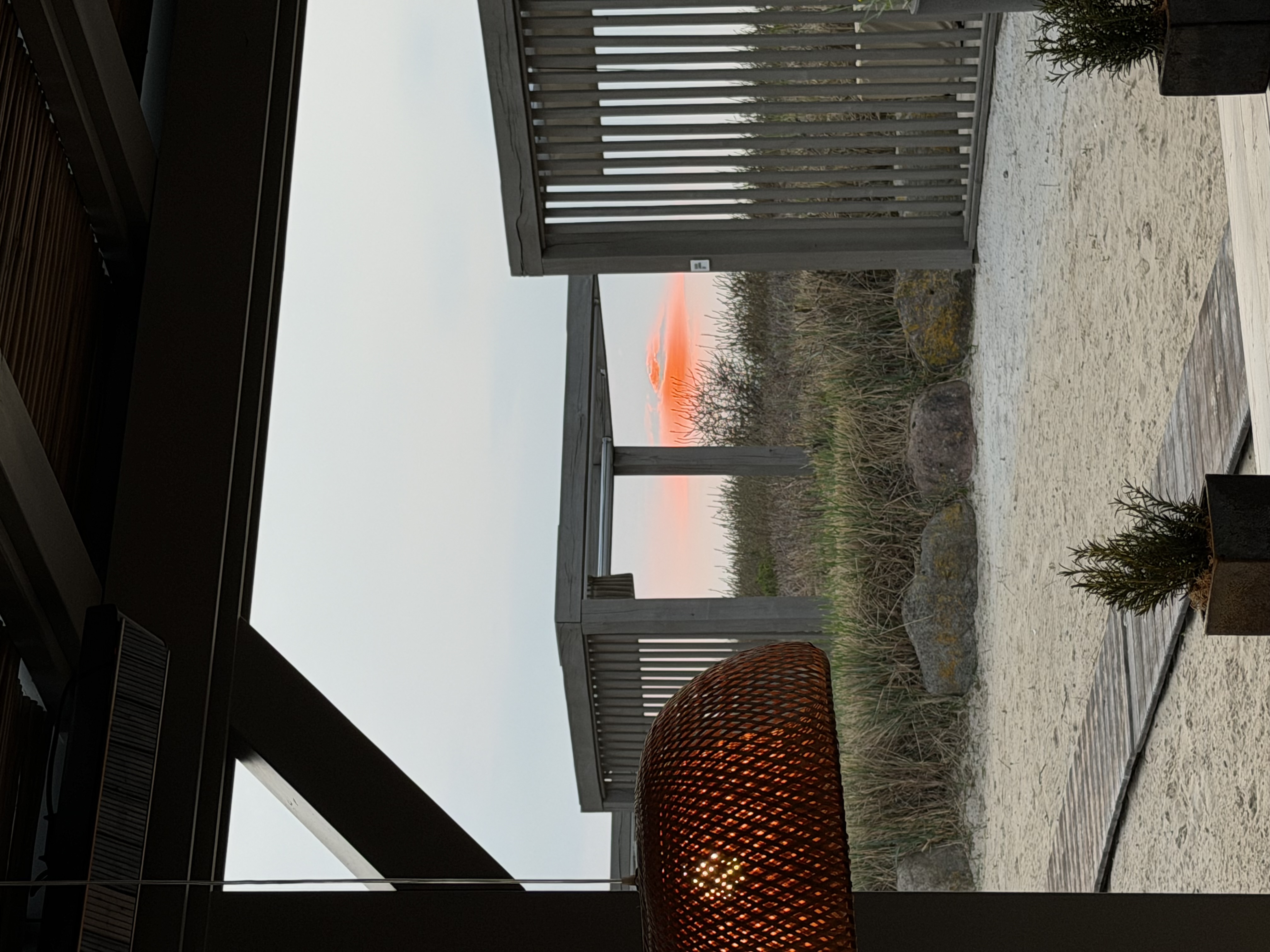 View from the restaurant